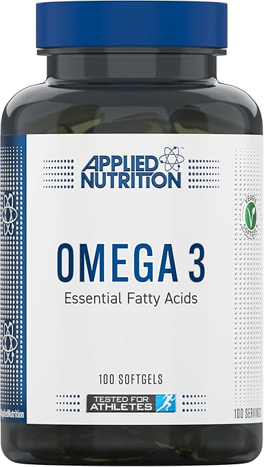 APPLIED NUTRITION OMEGA 3 1000MG, 100 SOFT V GELS CAPSULES