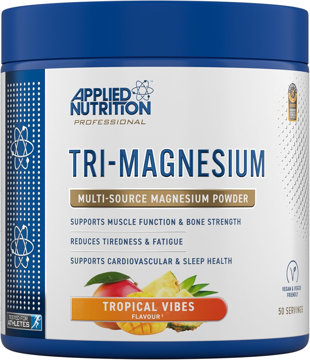 APPLIED NUTRITION TRI-MAGNESIUM TROPICAL VIBES 200G