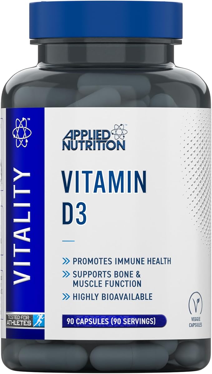 APPLIED NUTRITION VITALITY VITAMIN D3, 90 V TABLETS