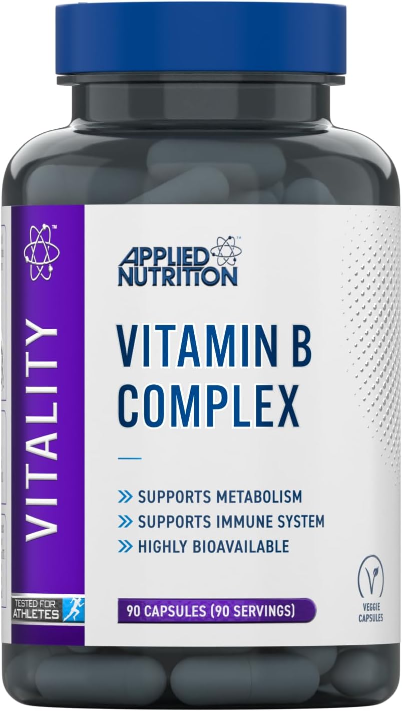 APPLIED NUTRITION VITAMIN B COMPLEX 90 VEGGIE TABLETS