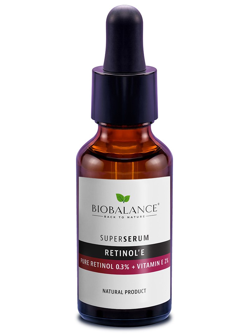 BIOBALANCE Super Serum Retinol'E pure Retinol 0.3% + Vitamin E  2% 30ml