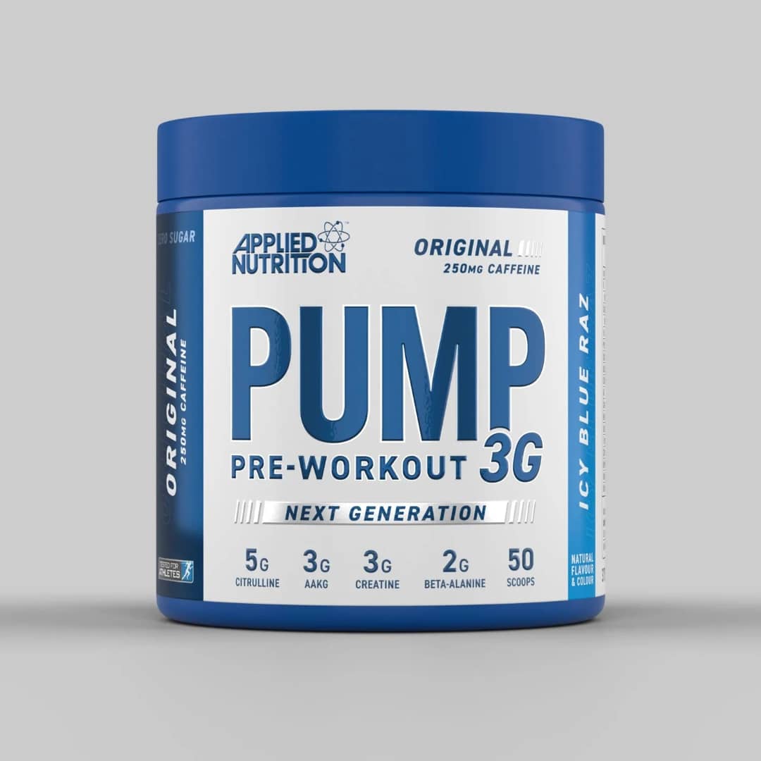 APPLIED NUTRITION  PUMP 3G ICY BLUE RAZ 375G