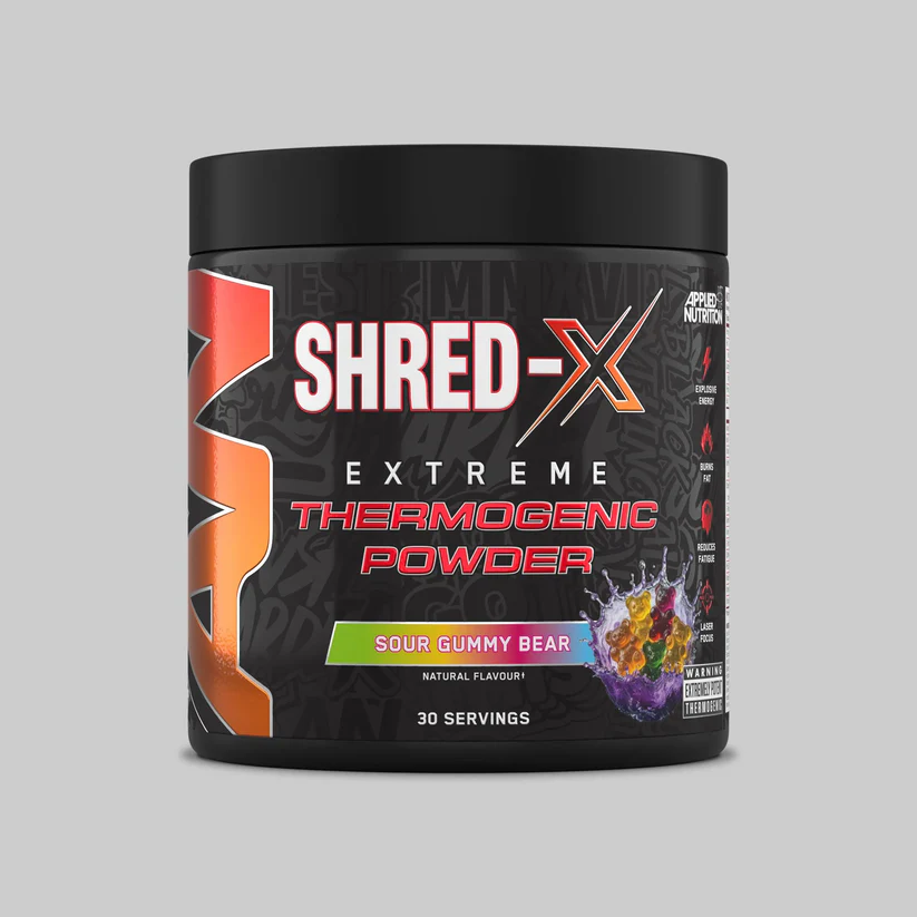 APPLIED SHRED X POWDER FAT BURNER SOUR GUMMY BEAR 300G