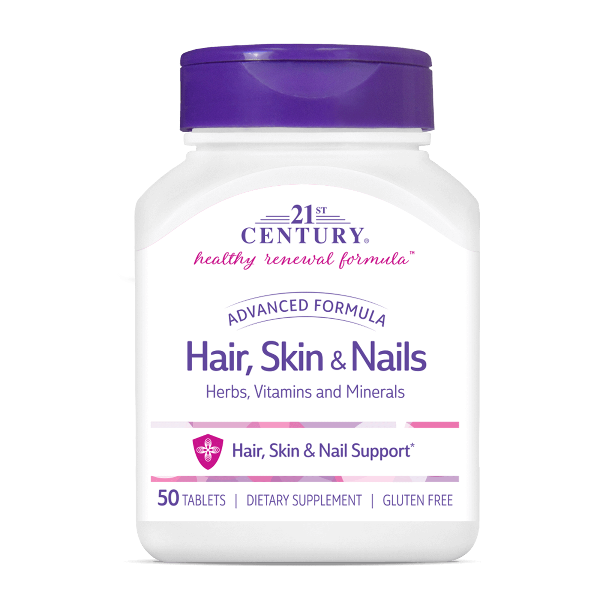 21st Century, Advanced Formula Hair, Skin & Nails, 50 Tablets
